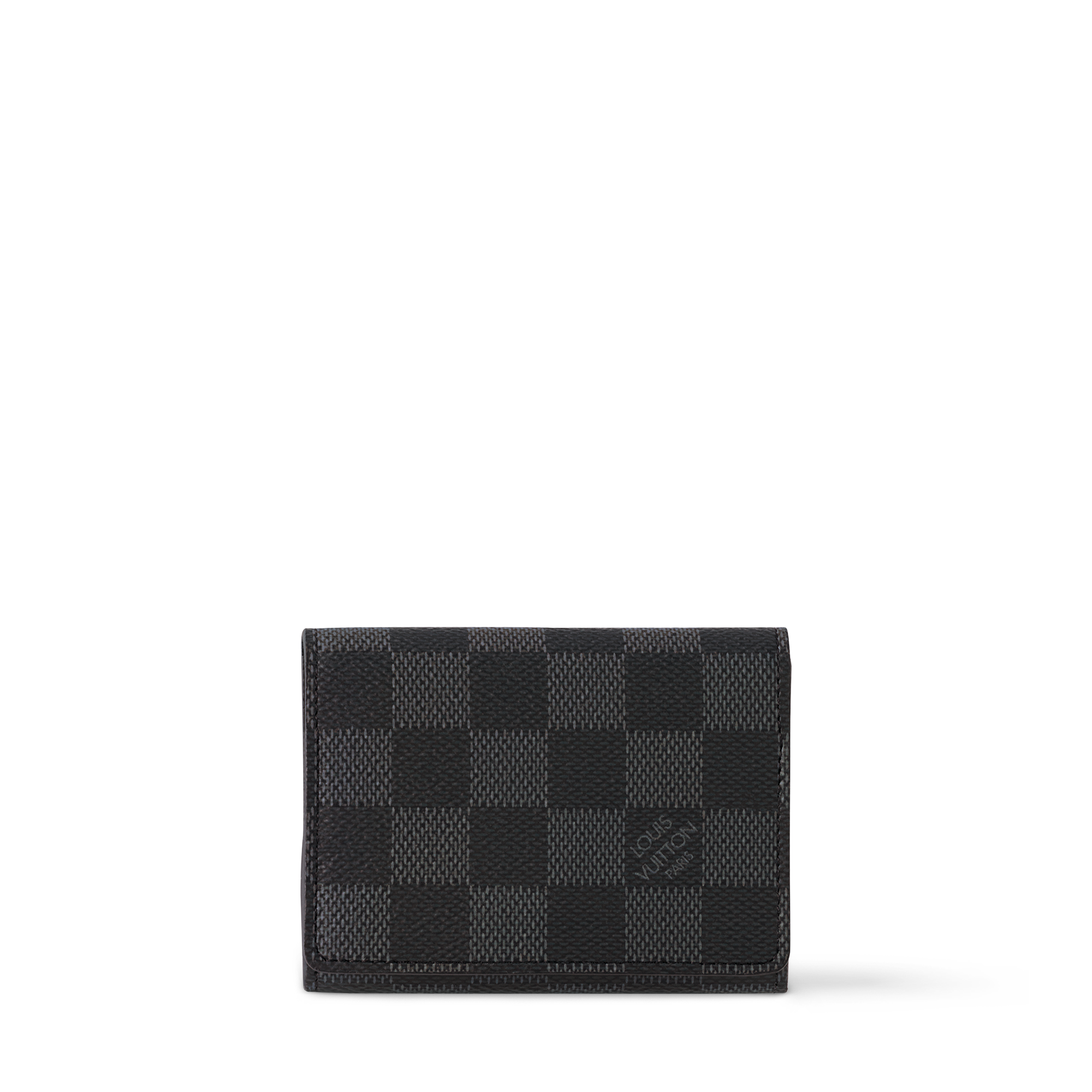 Enveloppe Carte de visite Damier Graphite - Wallets and Small